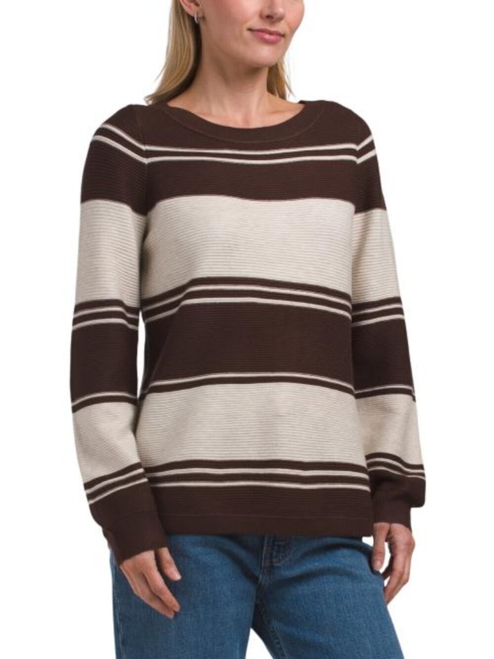 CYRUS Link Stitch Color Block Tunic